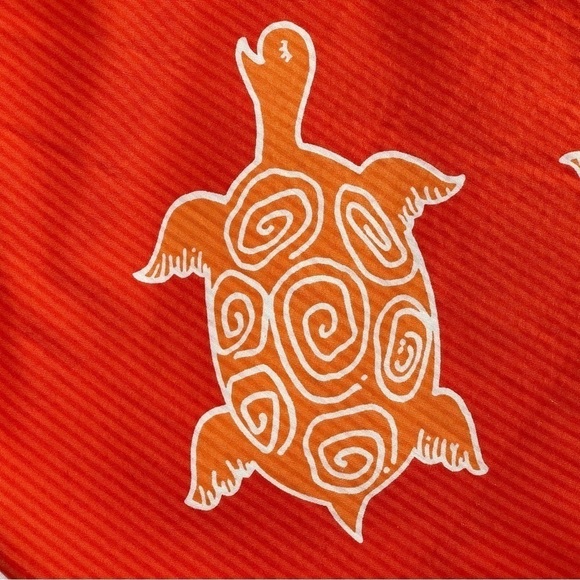 LILLY PULITZER WHITE LABEL Y2K SEA TURTLE SEERSUCKER SCALLOP HEM MINI SKIRT - Picture 13 of 13